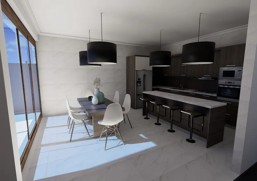 Visualización 3D y render del proyecto